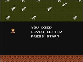In game image of Nighttime Bastards on the Nintendo NES.