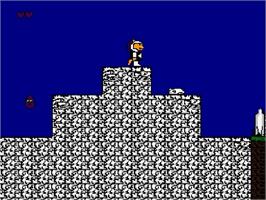In game image of Nomolos - Storming the CATsle on the Nintendo NES.