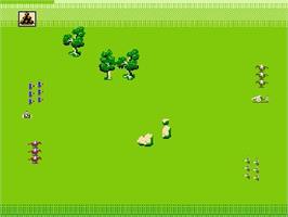 In game image of North And South on the Nintendo NES.