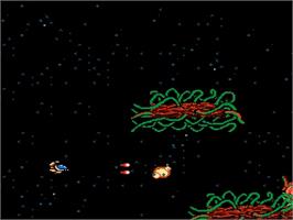 In game image of Over Horizon on the Nintendo NES.