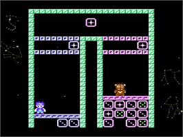 In game image of Palamedes II: Star Twinkles on the Nintendo NES.