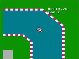 In game image of RC2 Rally on the Nintendo NES.