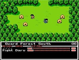 In game image of Radia Senki: Reimeihen on the Nintendo NES.