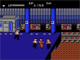 In game image of Renegade on the Nintendo NES.