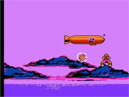 In game image of Rocket Ranger on the Nintendo NES.