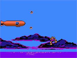 In game image of Rocket Ranger on the Nintendo NES.