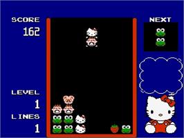 In game image of Sanrio Carnival on the Nintendo NES.