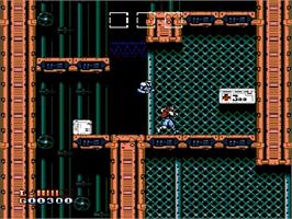 In game image of Shatterhand on the Nintendo NES.