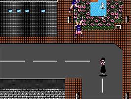 In game image of Sukeban Deka 3 on the Nintendo NES.