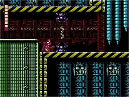 In game image of Sunman on the Nintendo NES.