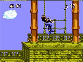 In game image of Super Donkey Kong - Xiang Jiao Chuan on the Nintendo NES.