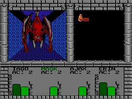 In game image of Swords And Serpents on the Nintendo NES.