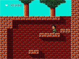 In game image of Tashiro Masashi No Princess Ga Ippai on the Nintendo NES.