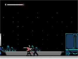 In game image of Terminator 2 - Judgment Day on the Nintendo NES.