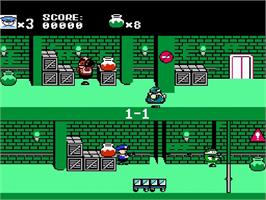 In game image of Tiles Of Fate on the Nintendo NES.