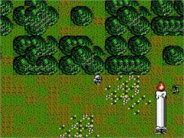 In game image of Times Of Lore on the Nintendo NES.