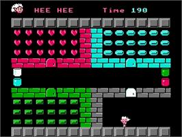 In game image of Trolls On Treasure Island on the Nintendo NES.