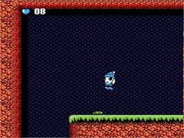 In game image of Ufouria: The Saga on the Nintendo NES.