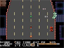 In game image of Vice - Project Doom on the Nintendo NES.