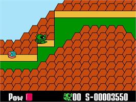 In game image of Wagyan Land on the Nintendo NES.