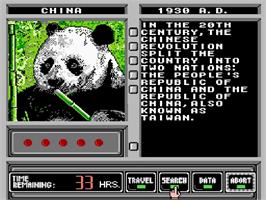 In game image of Where In Time Is Carmen Sandiego? on the Nintendo NES.