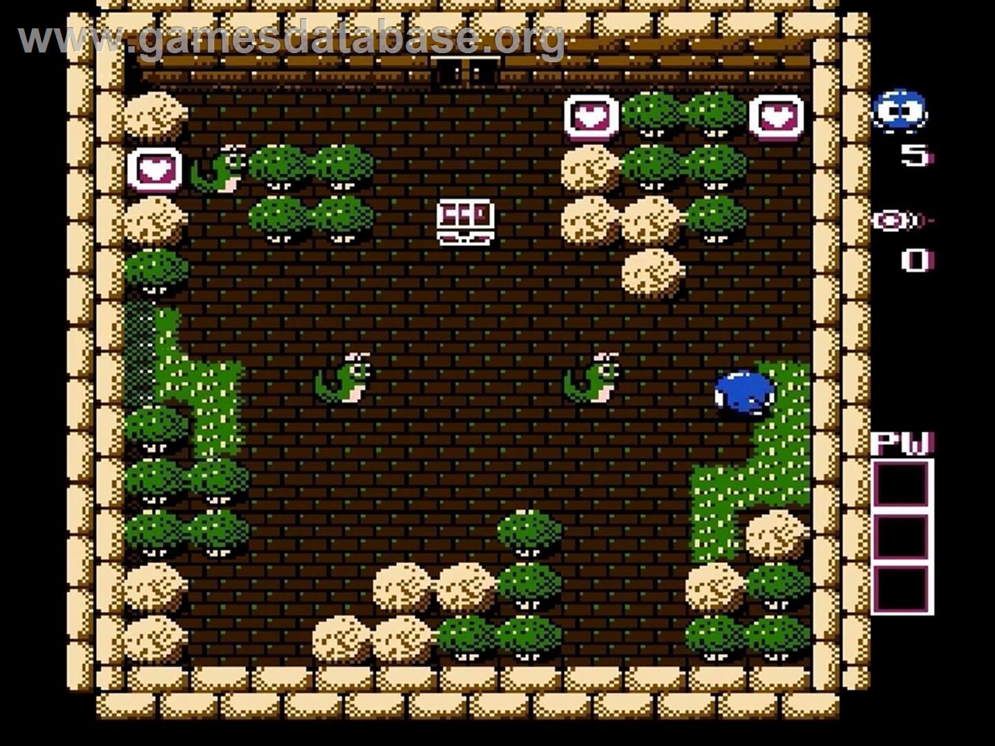 Adventures Of Lolo 2 - Nintendo NES - Artwork - In Game