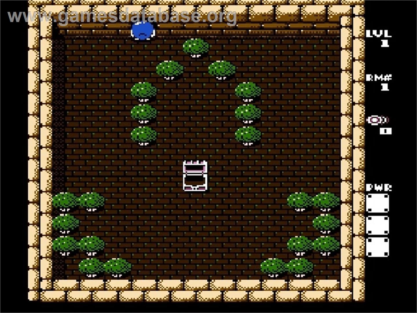 Adventures of Lolo  3 - Nintendo NES - Artwork - In Game