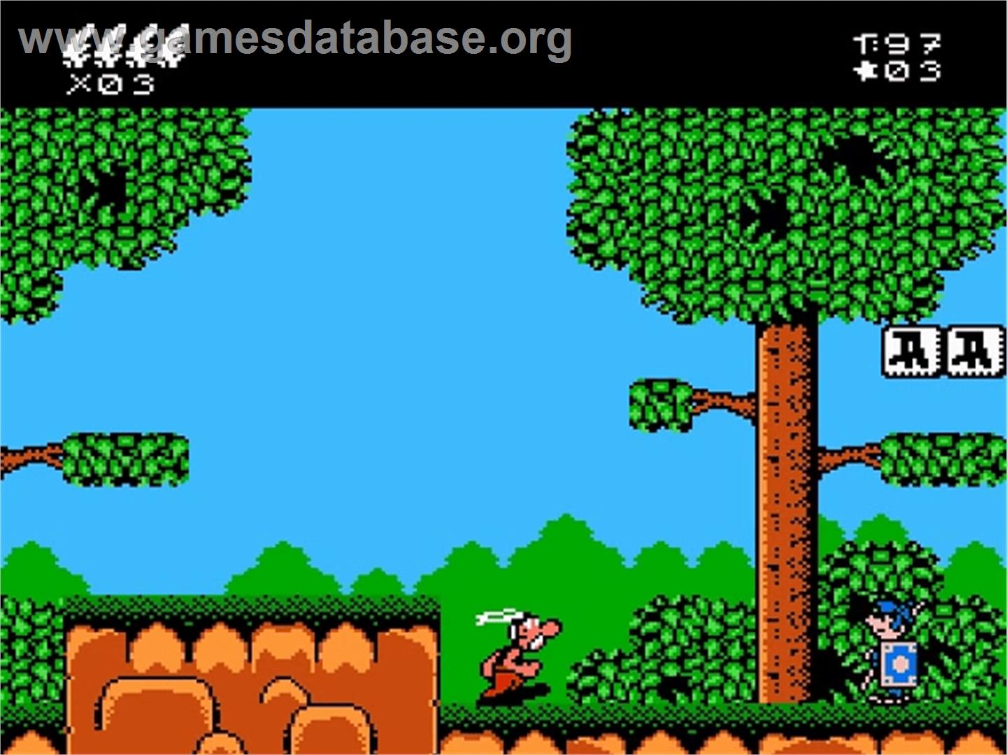 Asterix - Nintendo NES - Artwork - In Game
