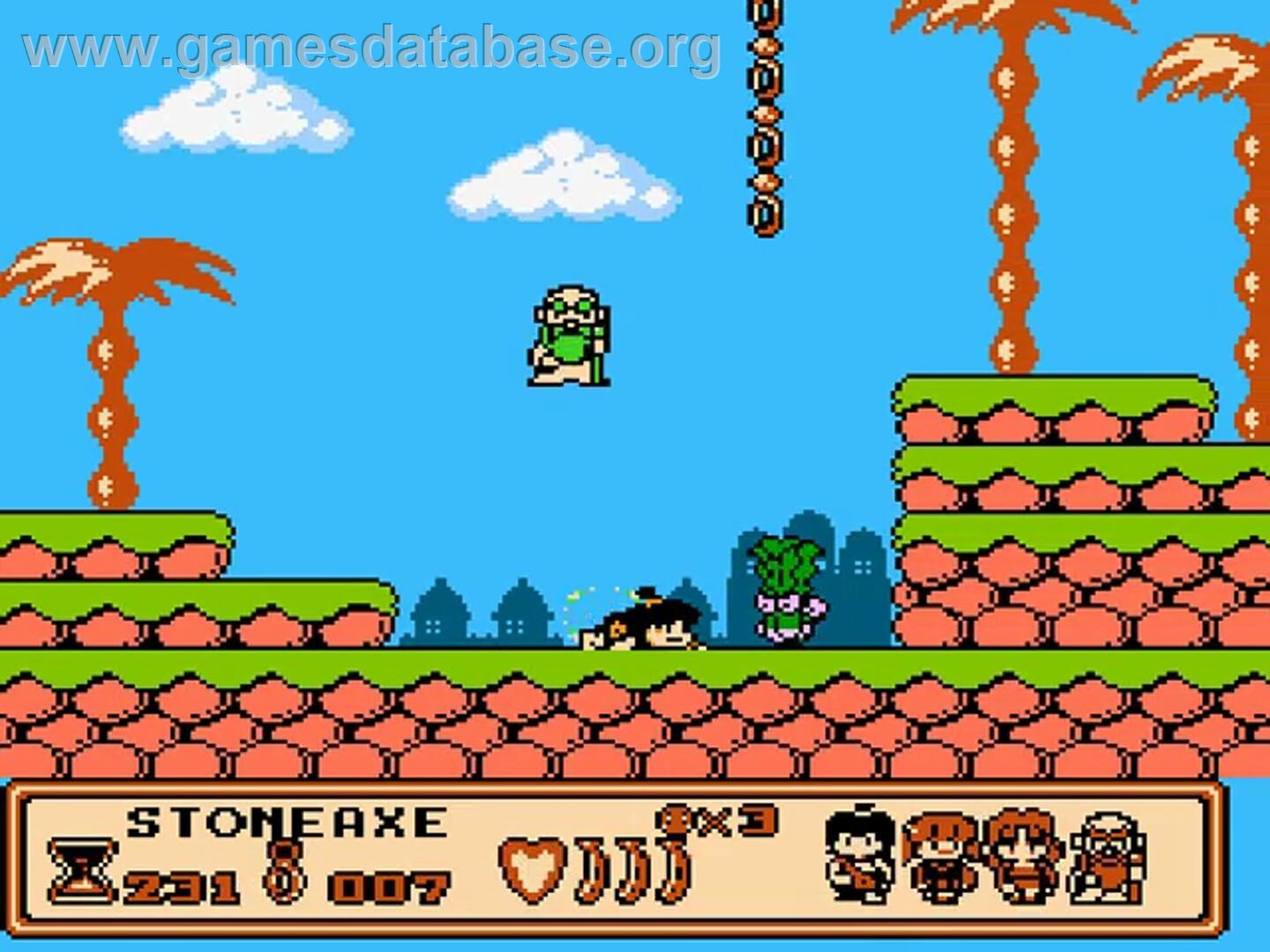 Banana Prince - Nintendo NES - Artwork - In Game