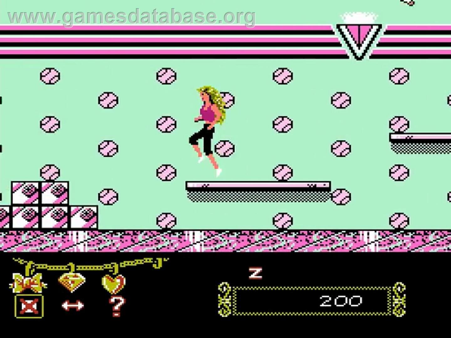 Barbie - Nintendo NES - Artwork - In Game