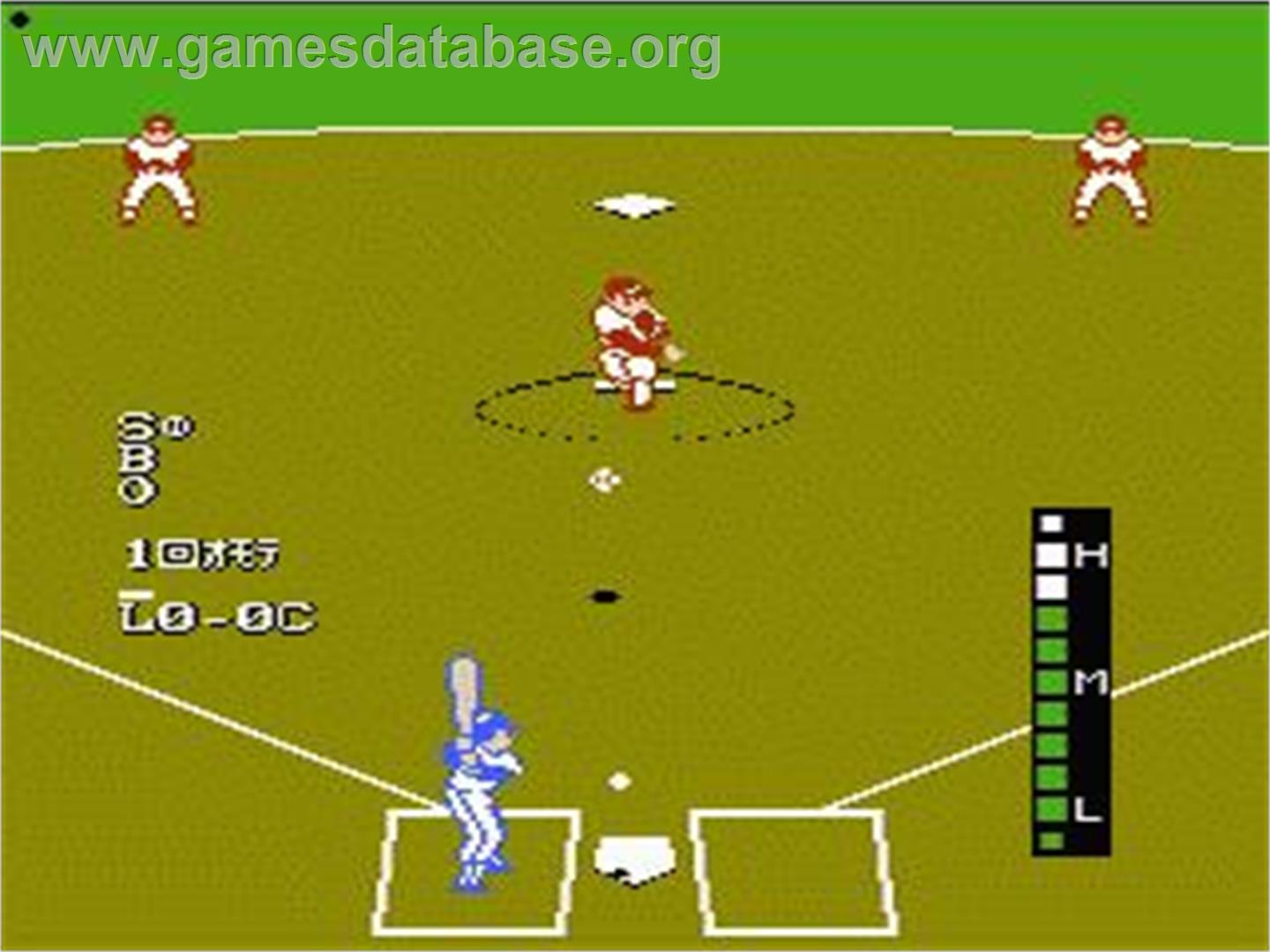 Baseball Fighter - Nintendo NES - Artwork - In Game