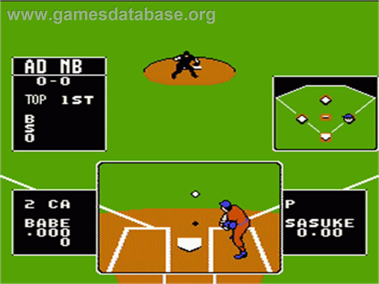 Baseball Stars - Nintendo NES - Artwork - In Game