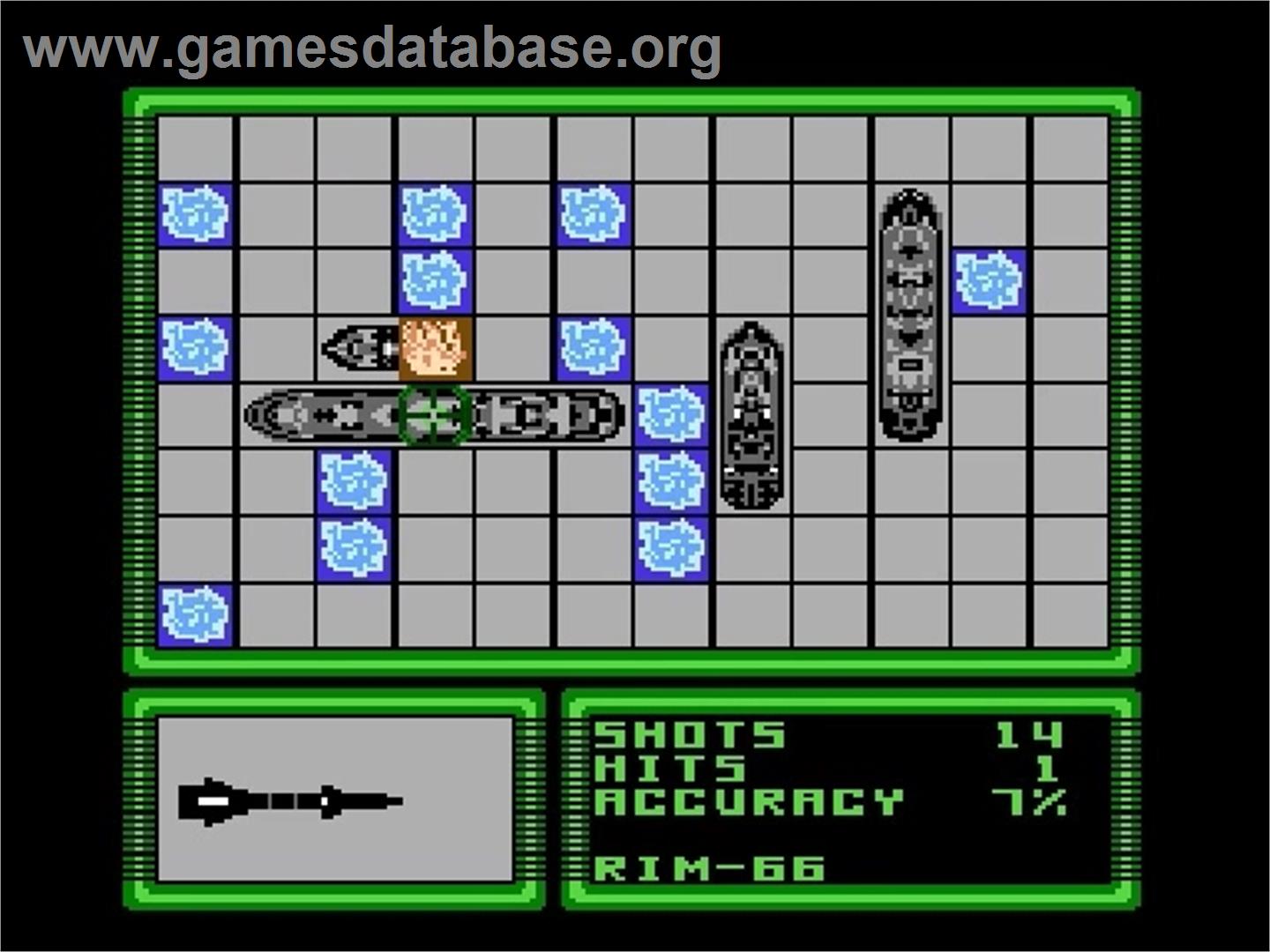 Battleship - Nintendo NES - Artwork - In Game