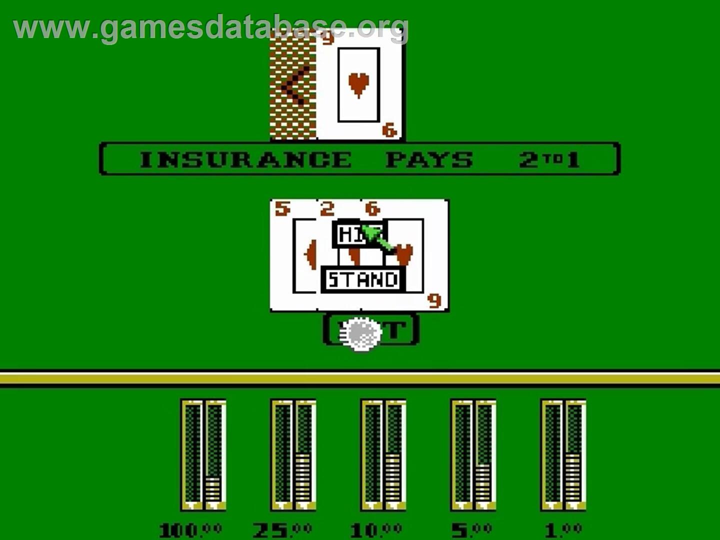 Caesars Palace - Nintendo NES - Artwork - In Game