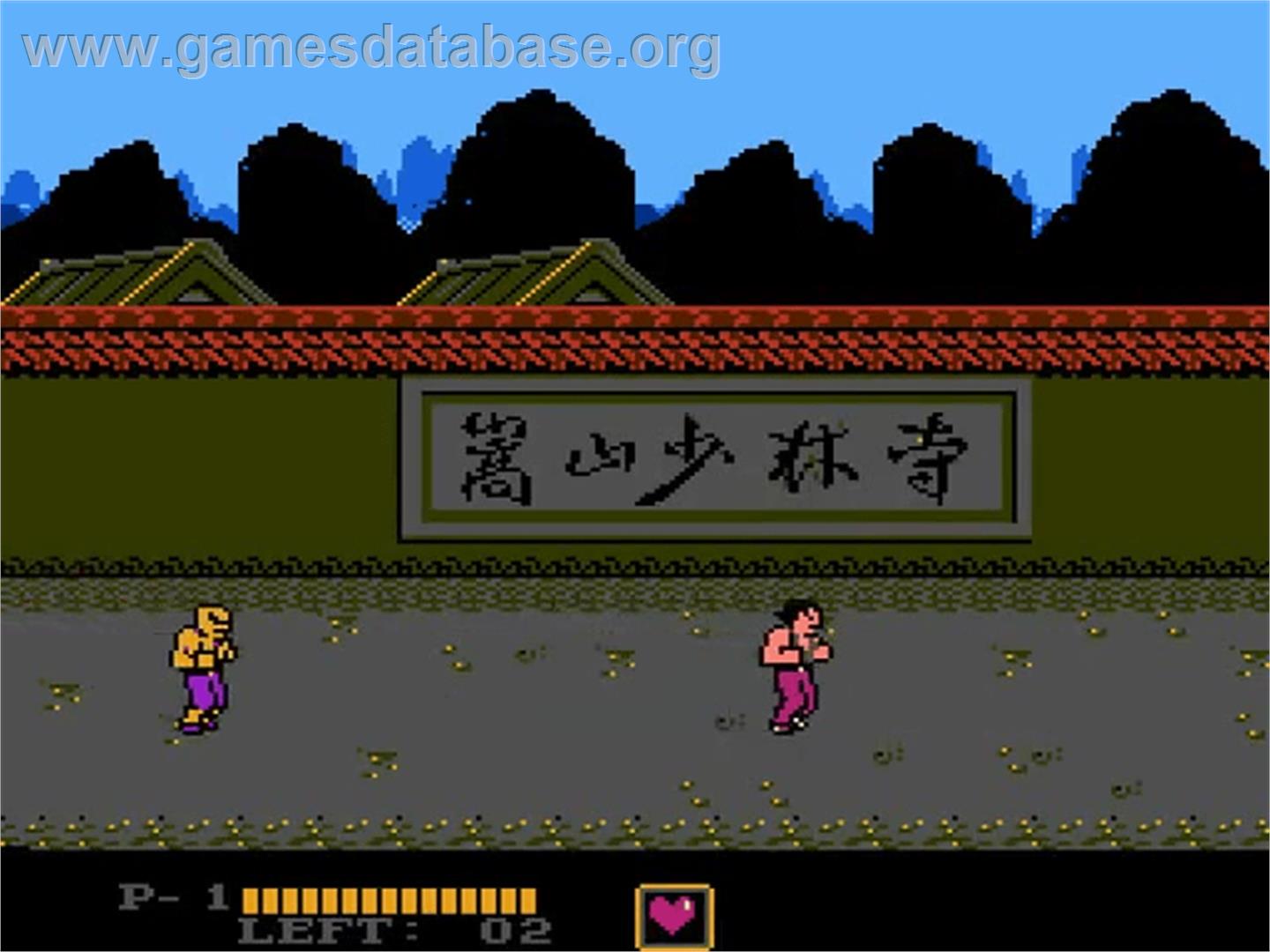 Challenge of the Dragon - Nintendo NES - Artwork - In Game