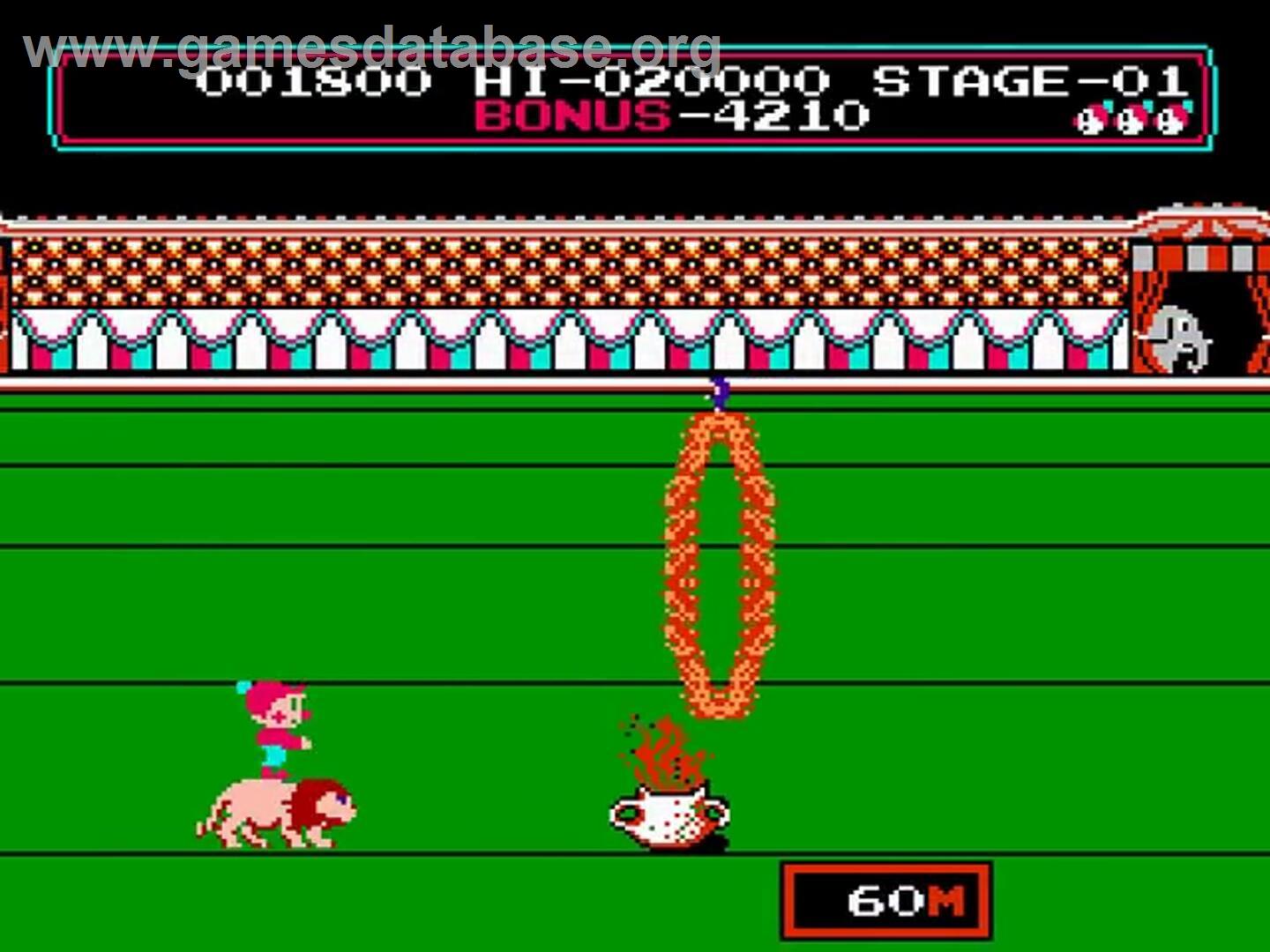 Circus Charlie - Nintendo NES - Artwork - In Game