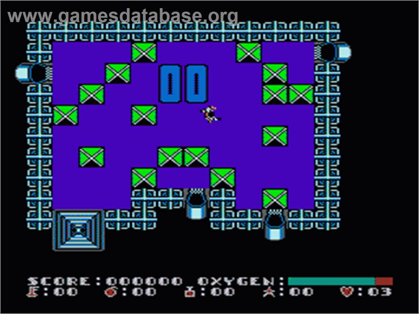 Dash Galaxy in the Alien Asylum - Nintendo NES - Artwork - In Game