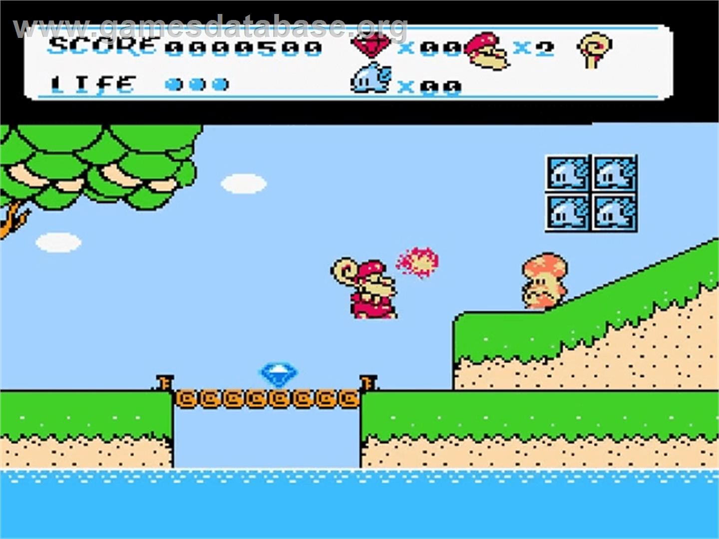 Don Doko Don 2 - Nintendo NES - Artwork - In Game
