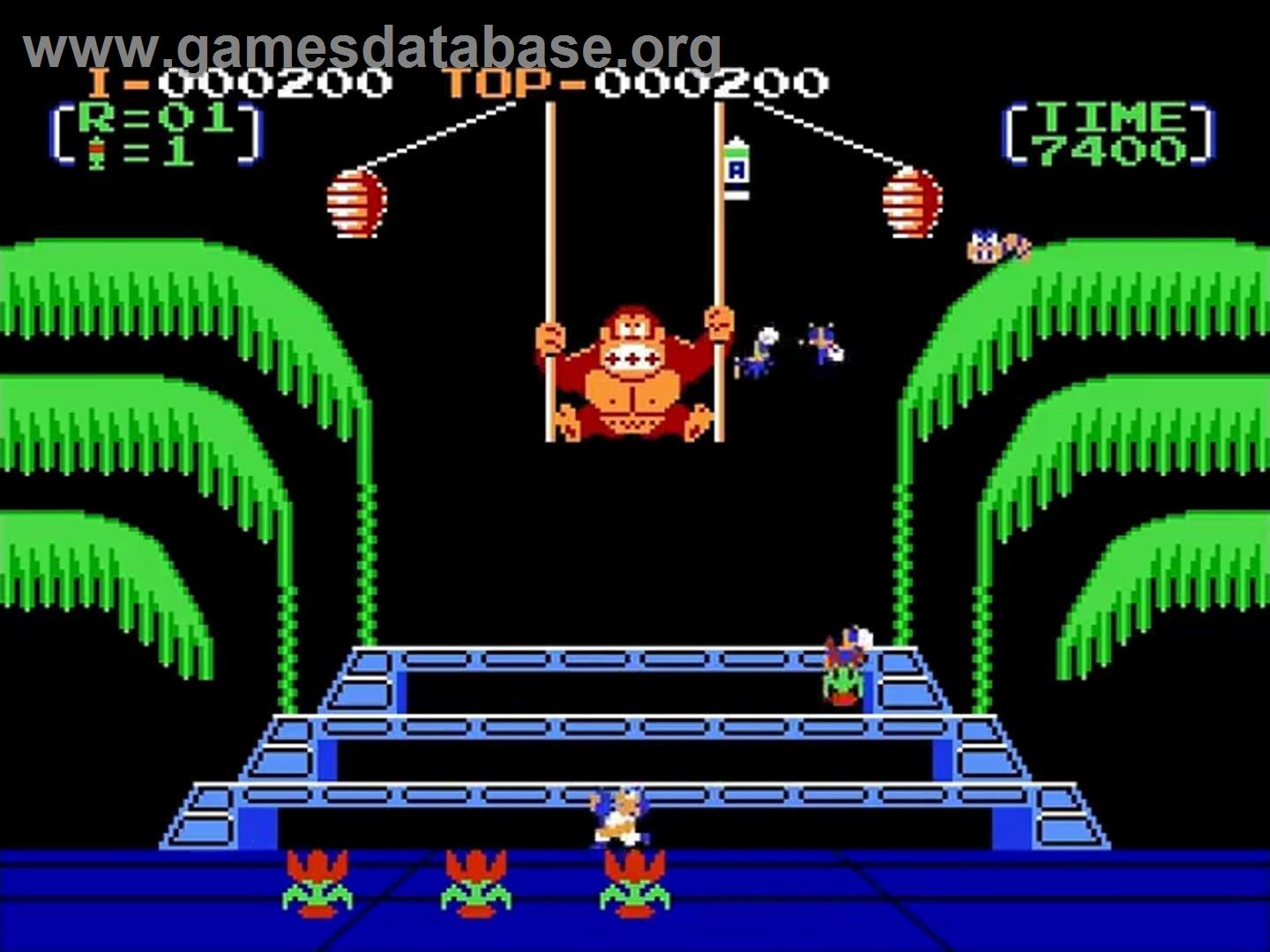 Donkey Kong 3 - Nintendo NES - Artwork - In Game