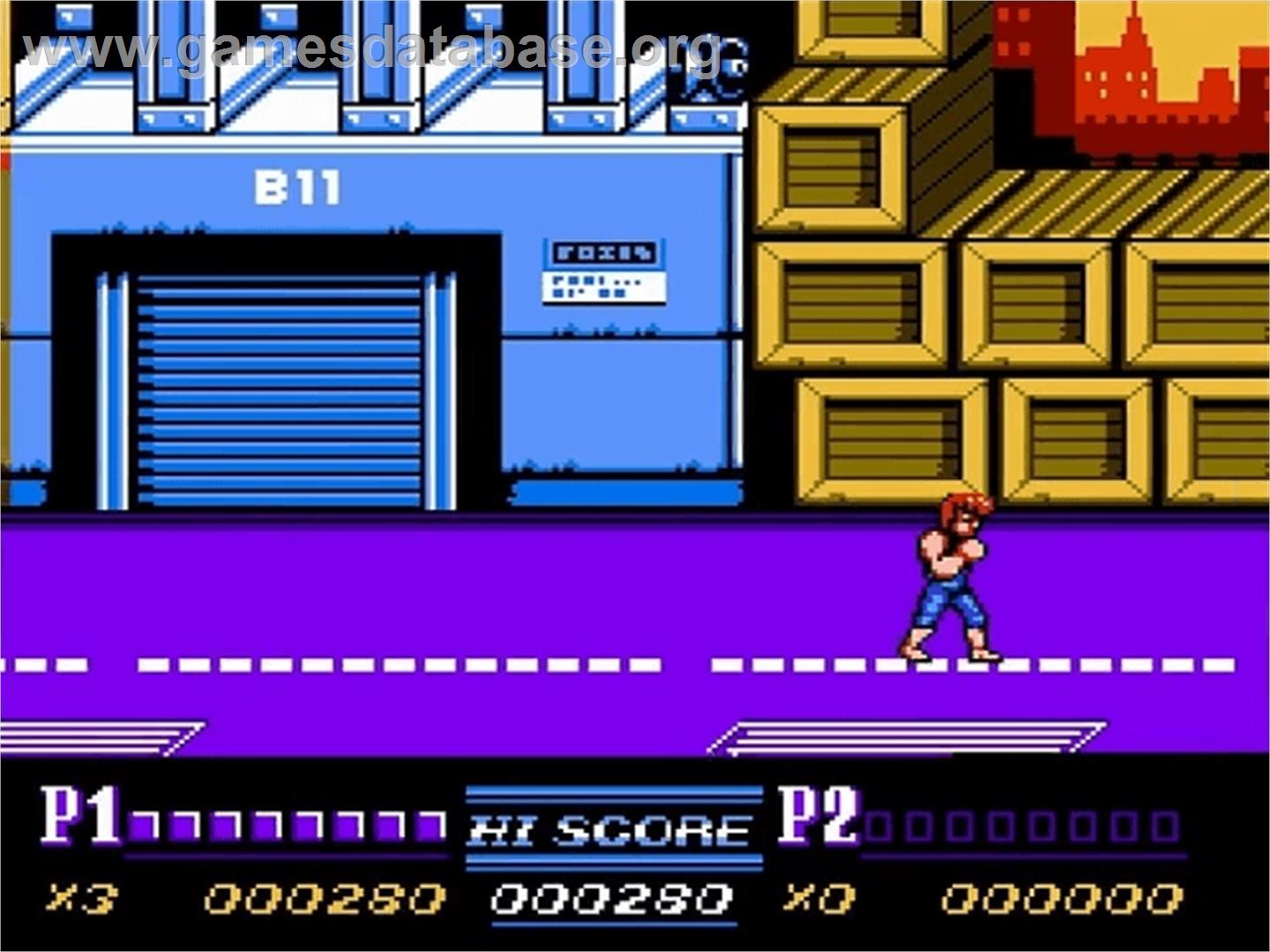 Double Dragon II - The Revenge - Nintendo NES - Artwork - In Game