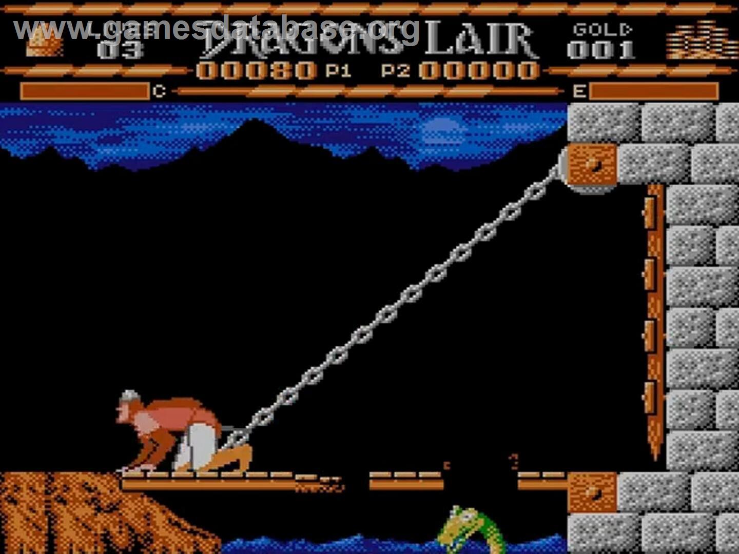 Dragon's Lair - Nintendo NES - Artwork - In Game