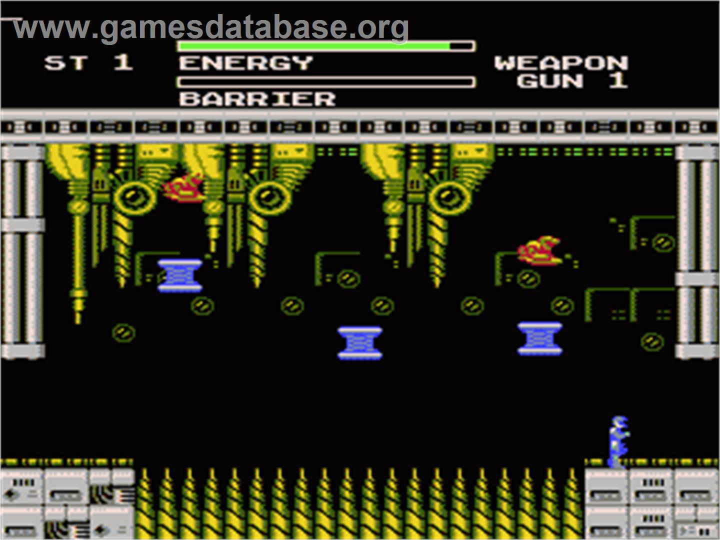 Dynowarz: Destruction of Spondylus - Nintendo NES - Artwork - In Game