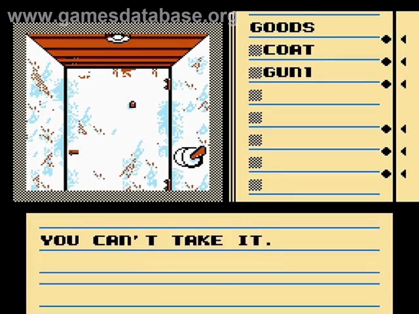 Déjà Vu - Nintendo NES - Artwork - In Game