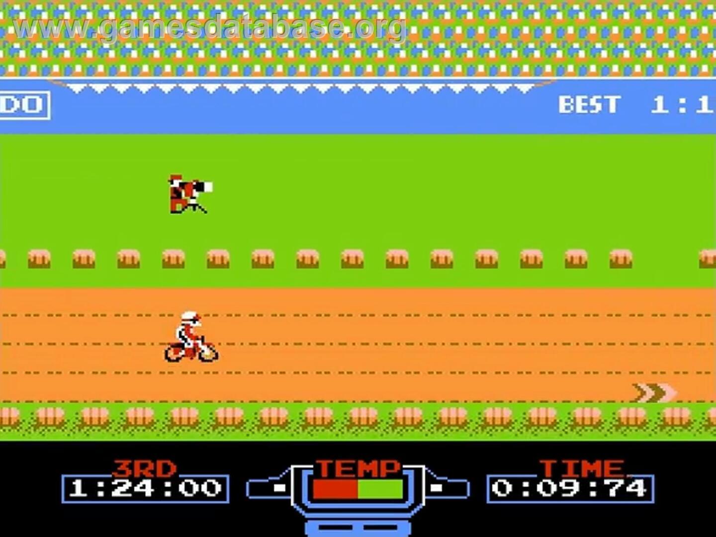 Excitebike - Nintendo NES - Artwork - In Game