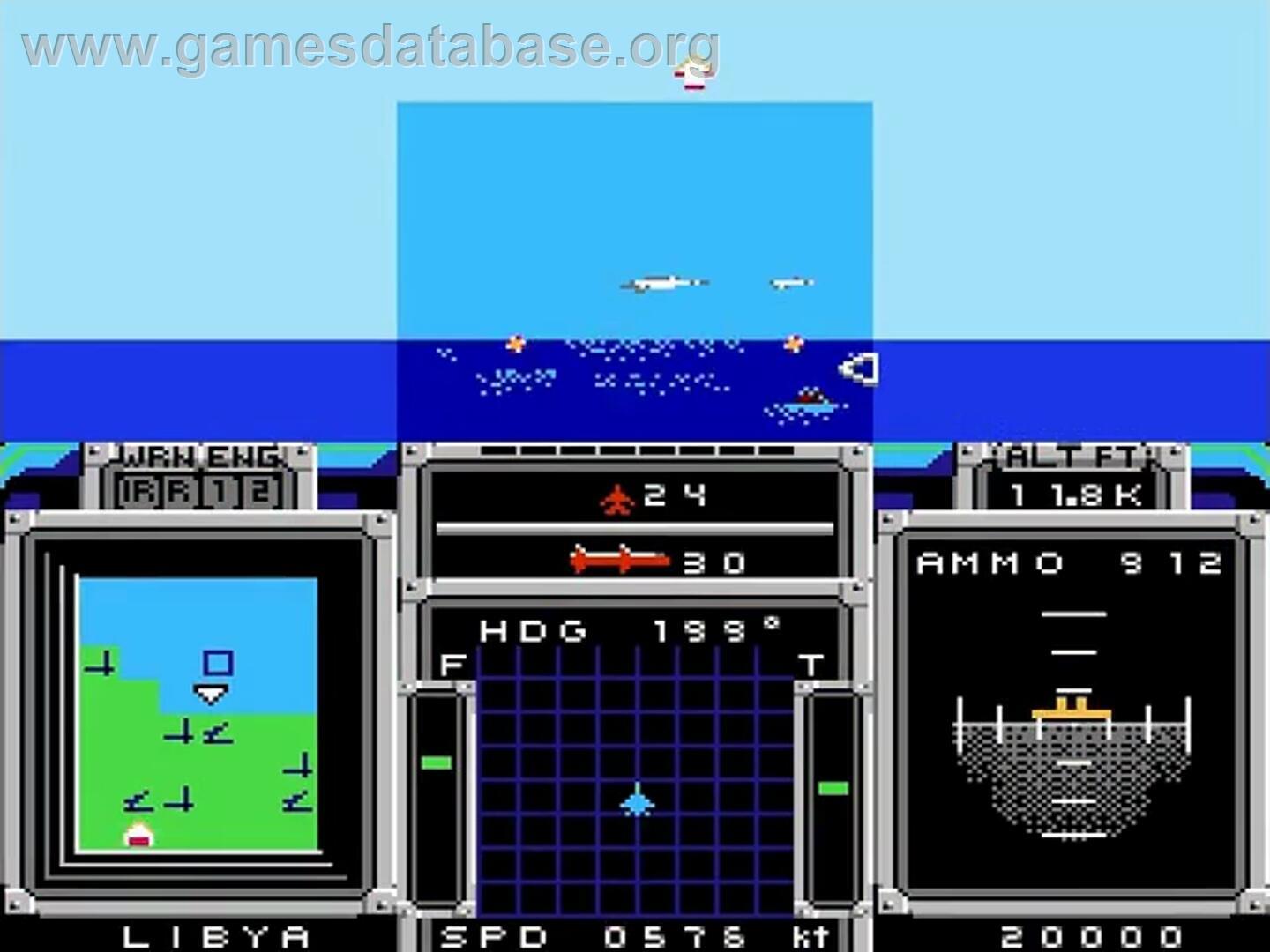 F-15 Strike Eagle - Nintendo NES - Artwork - In Game
