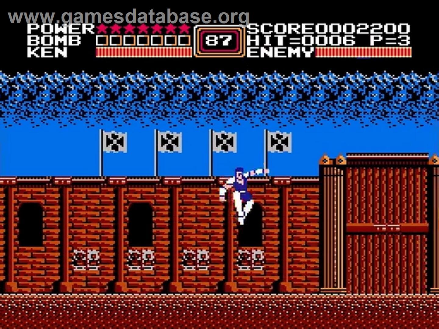 Fist Of The North Star - Nintendo NES - Artwork - In Game