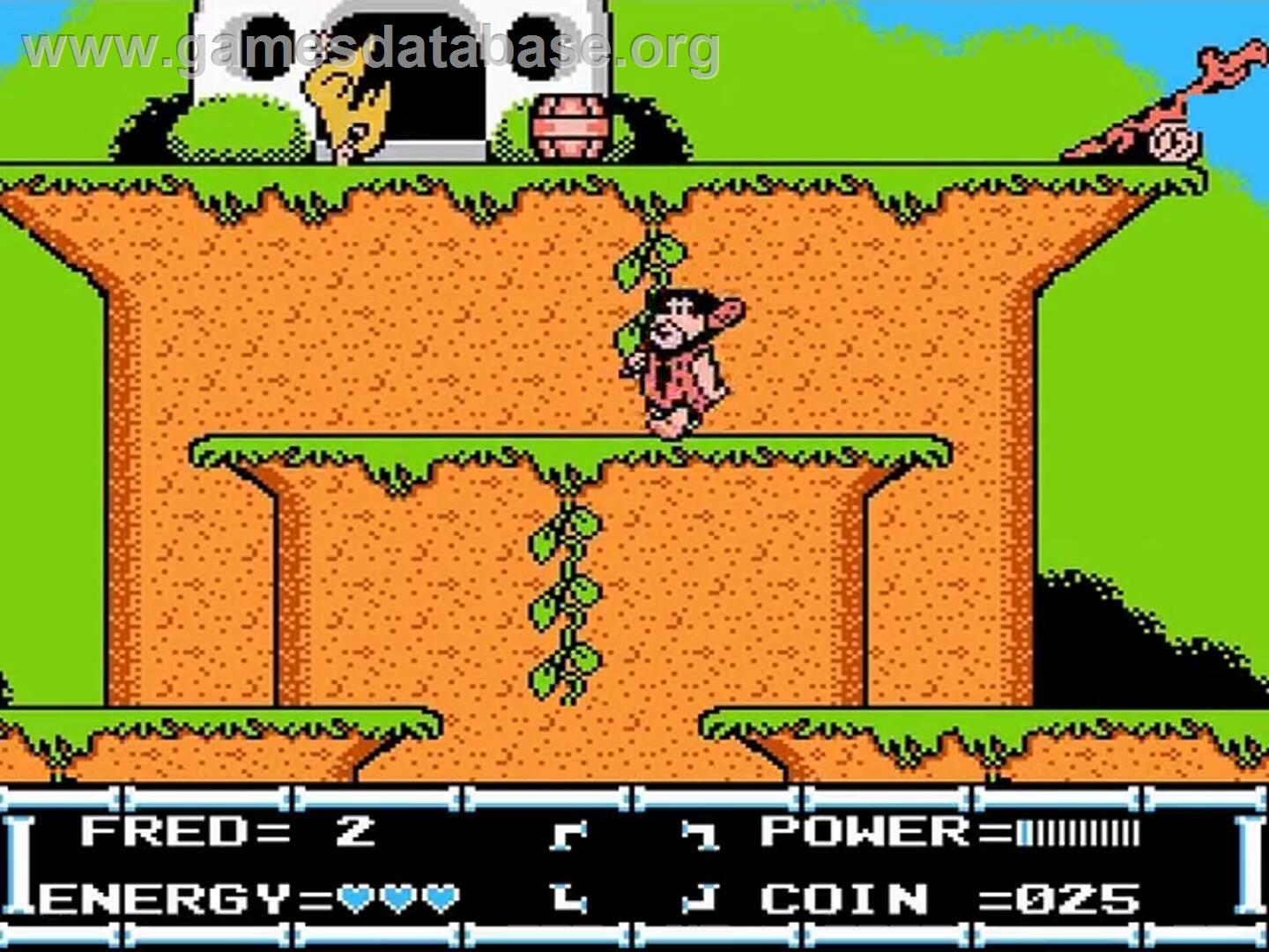 Flintstones - The Rescue Of Dino And Hoppy, The - Nintendo NES - Artwork - In Game