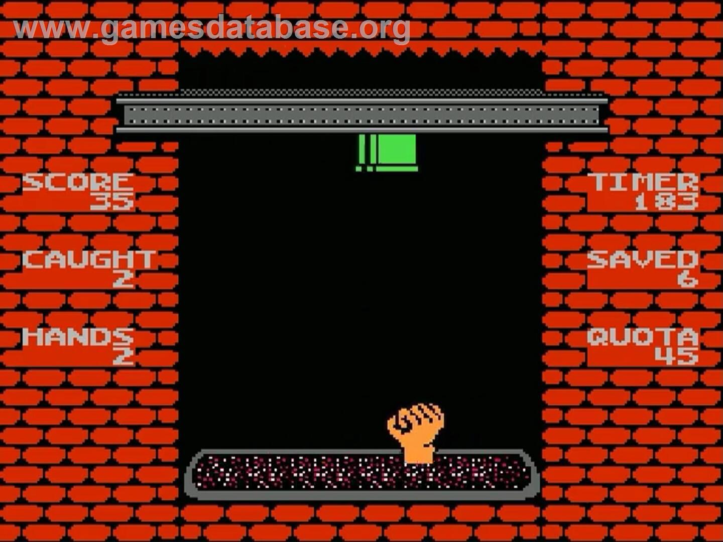 Free Fall - Nintendo NES - Artwork - In Game