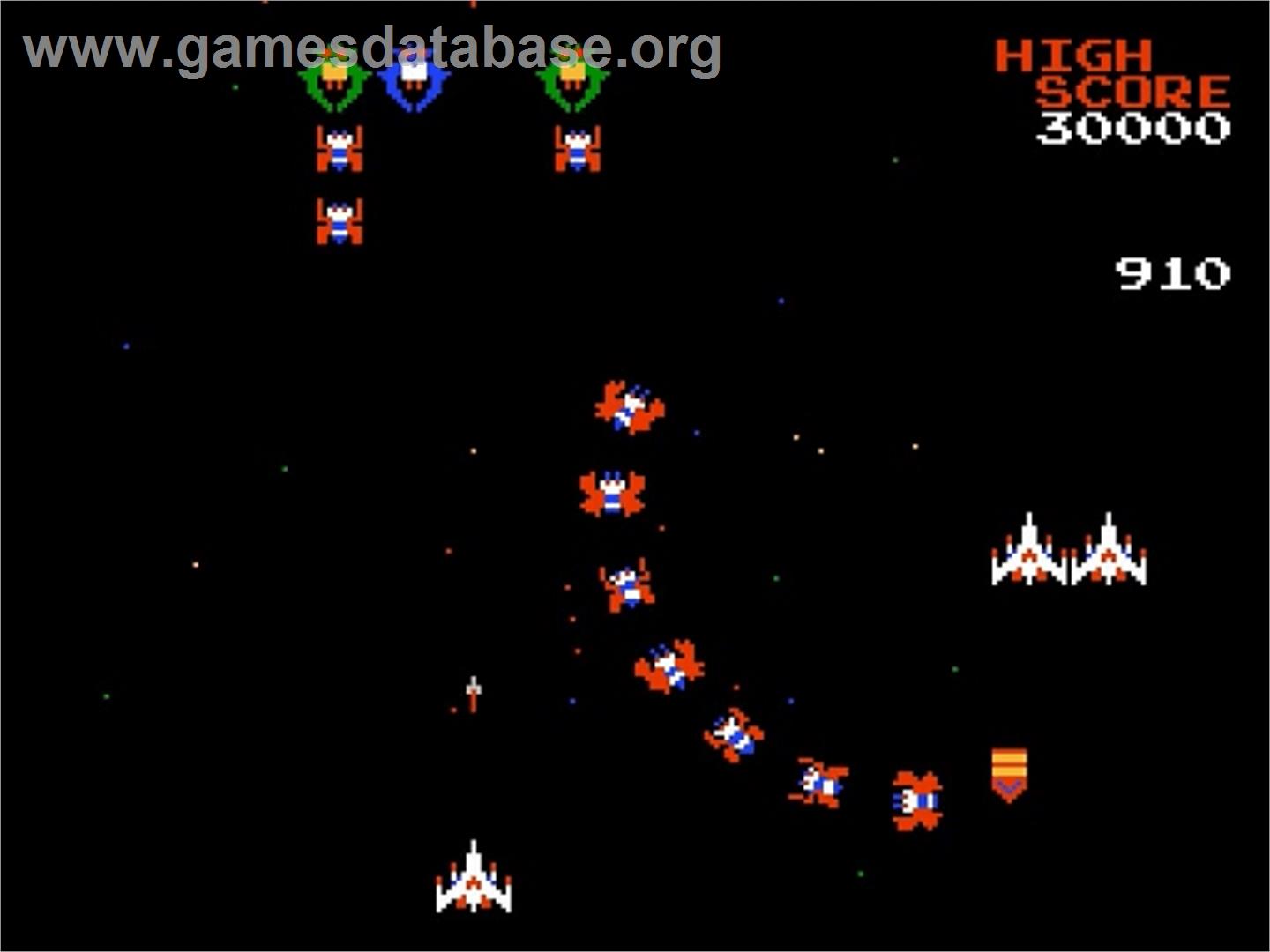 Galaga - Nintendo NES - Artwork - In Game