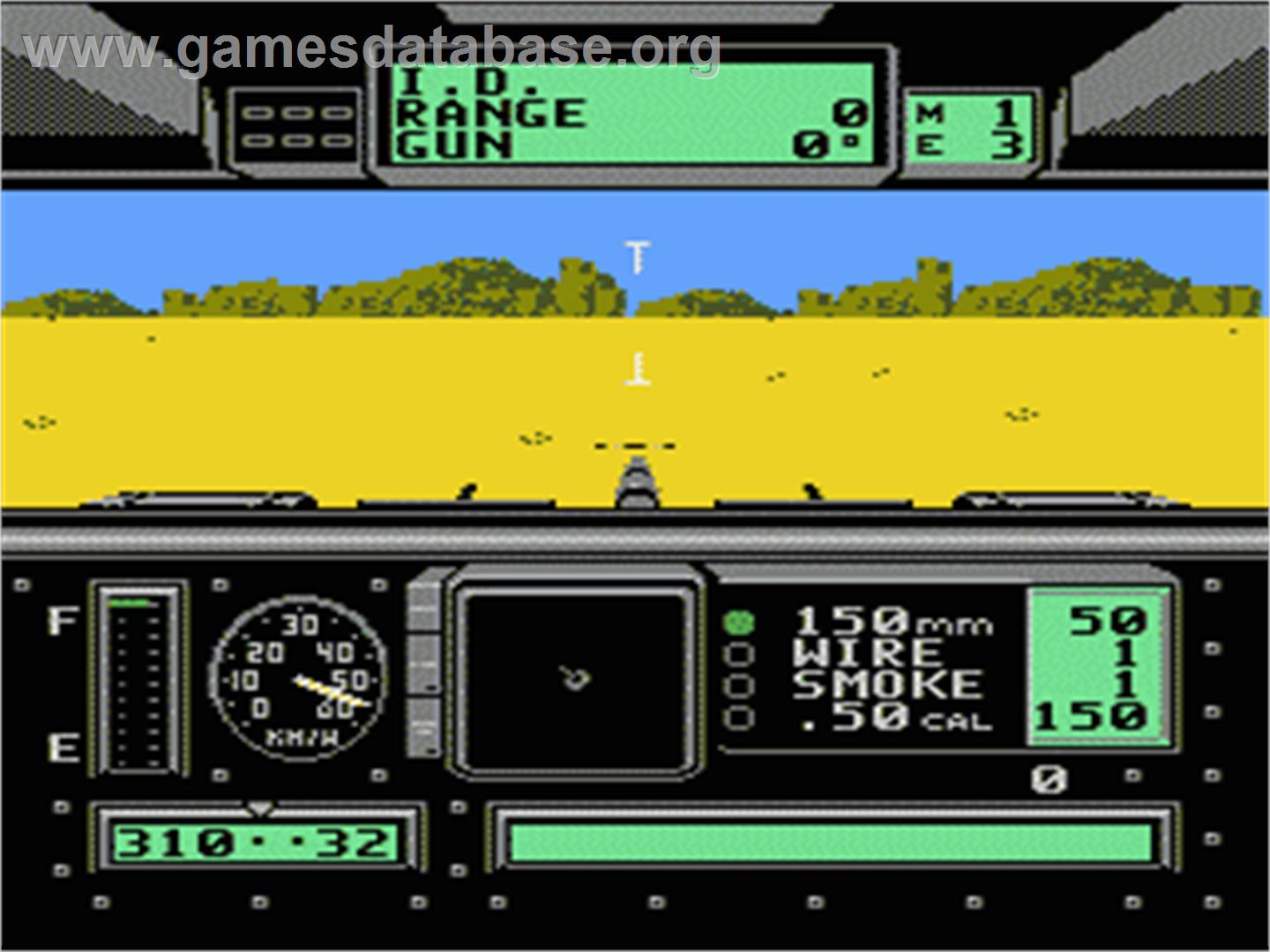 Garry Kitchen's Battletank - Nintendo NES - Artwork - In Game